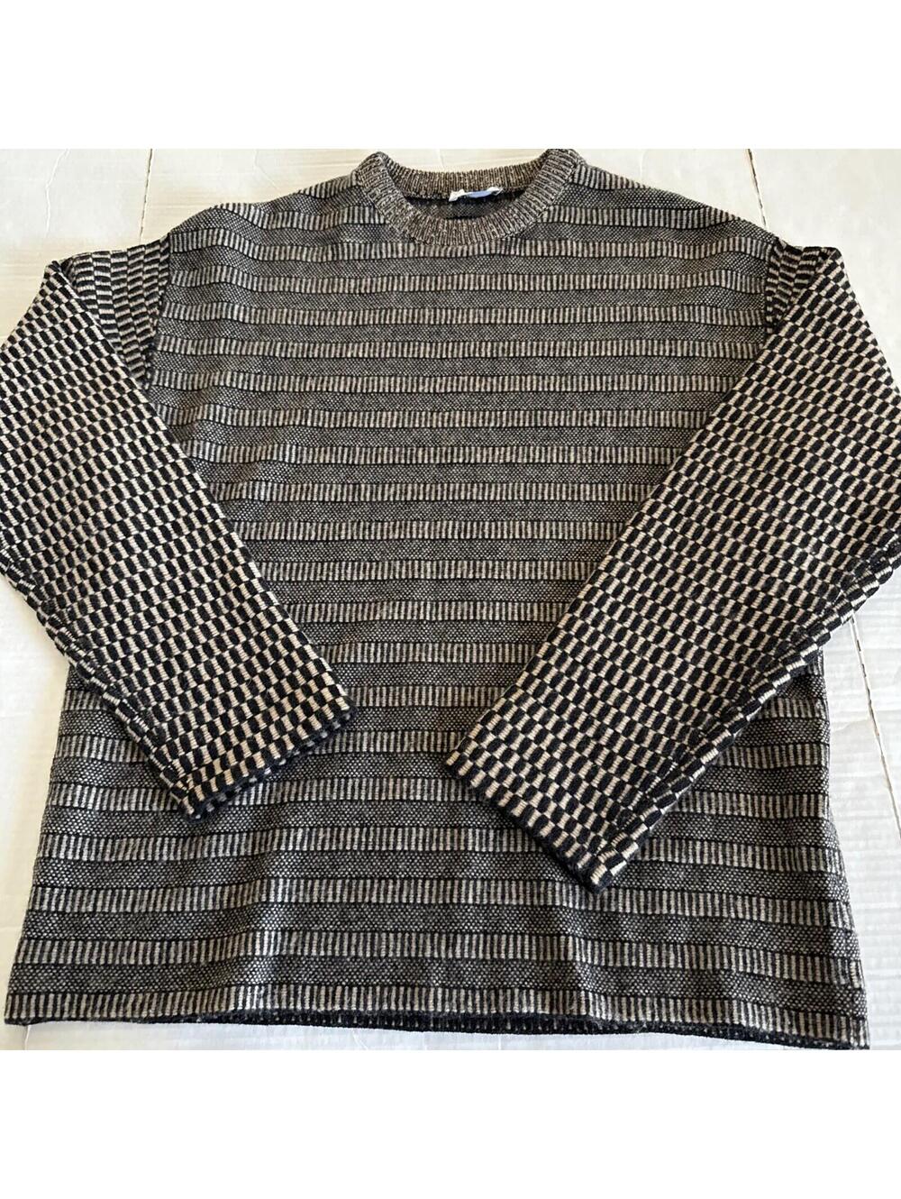 Salvatore Ferragamo Mens Crewneck Cashmere Sweater Small